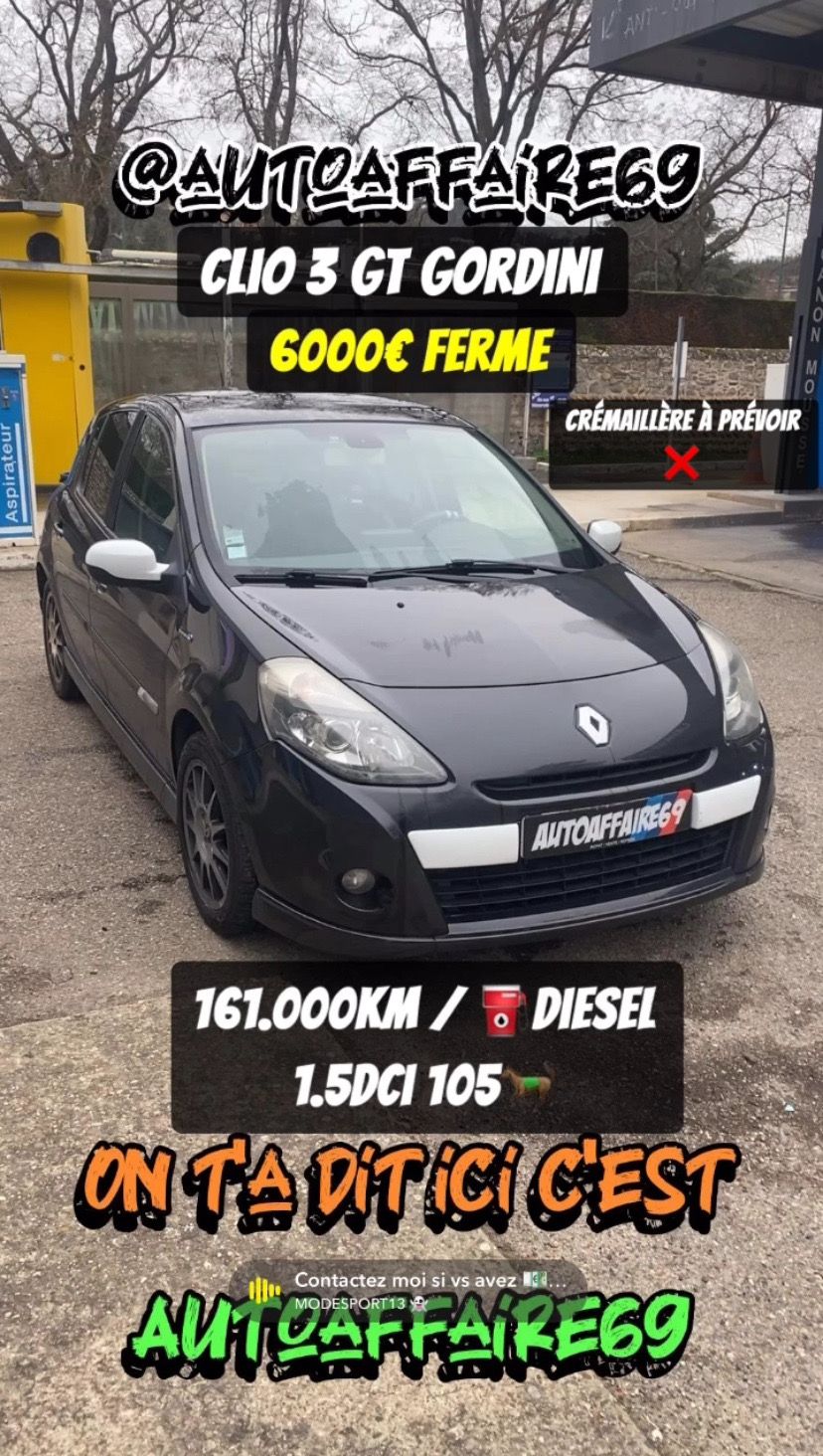 Clio 3 gt gordini