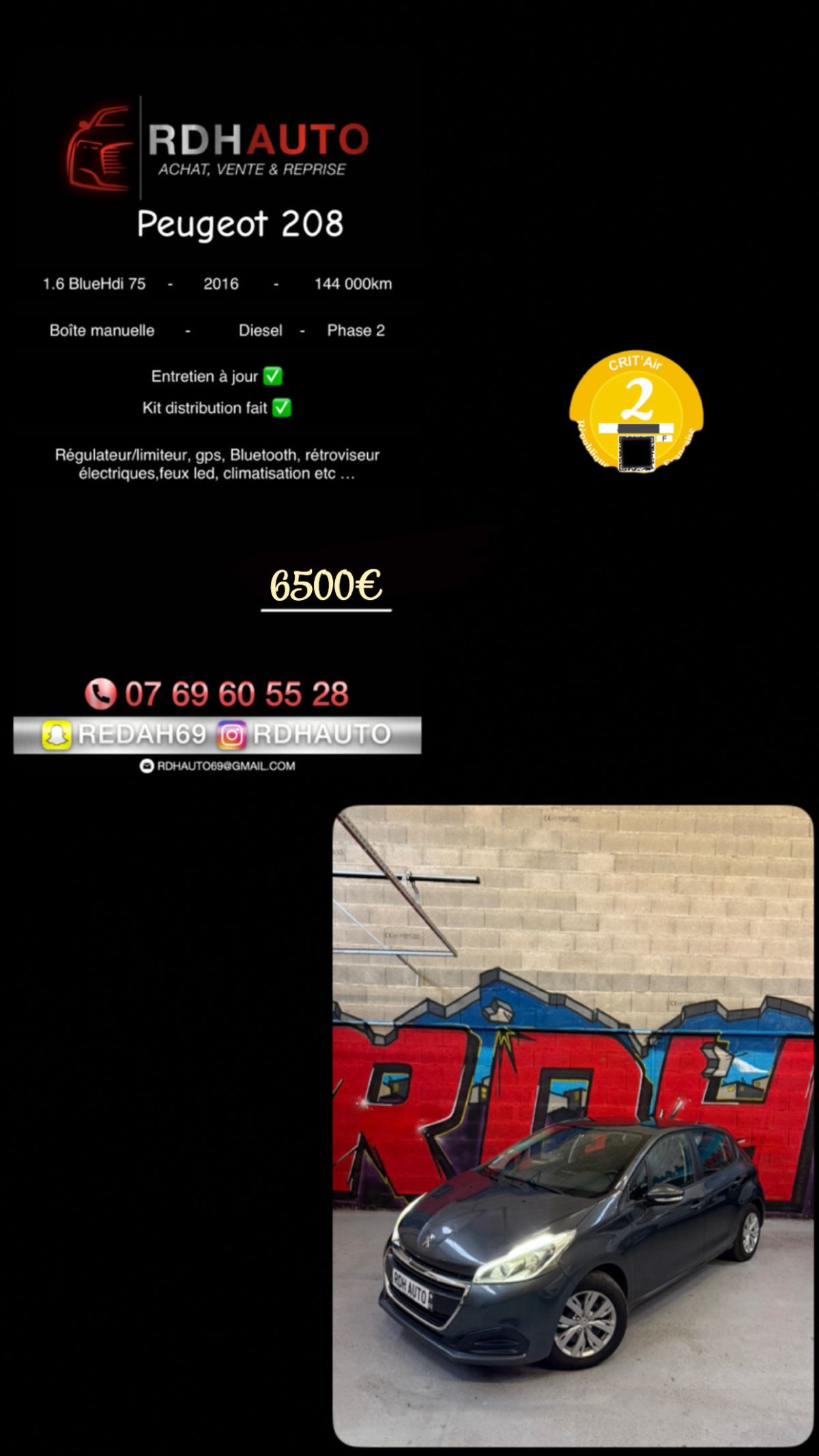 Peugeot 208 1.6 BlueHdi 75cv