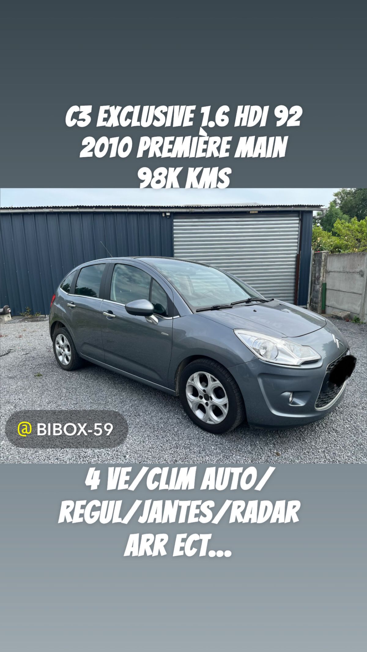 Citroën c3 exclusive 1.6 HDI 92 2010