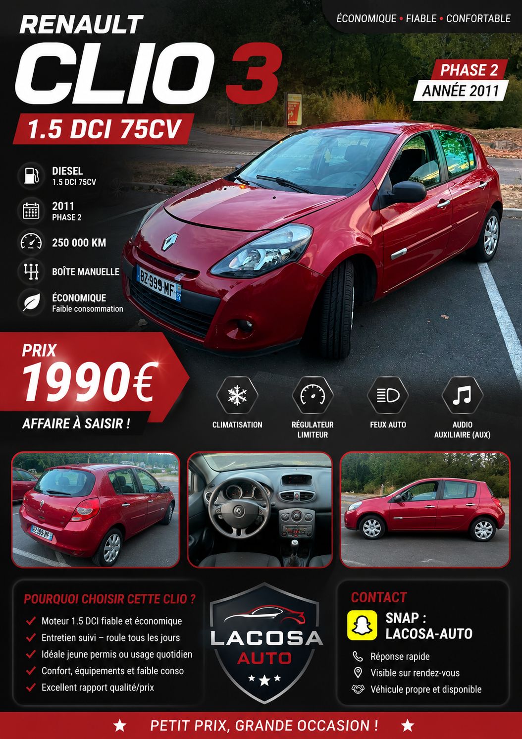 CLIO 3 1.5 DCI PHASE 2