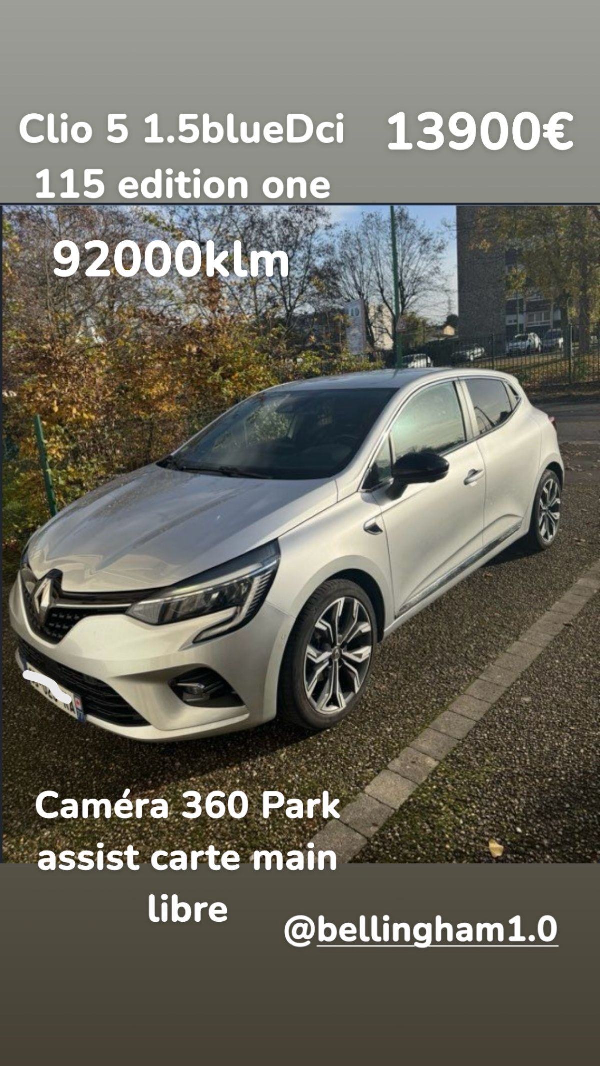 clio 5 édition one 1.5blueDci
