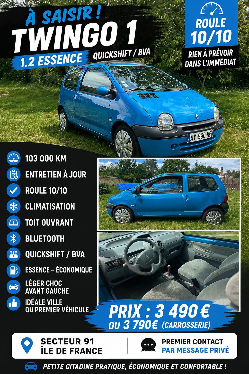twingo 1 1,2 ess quickshift