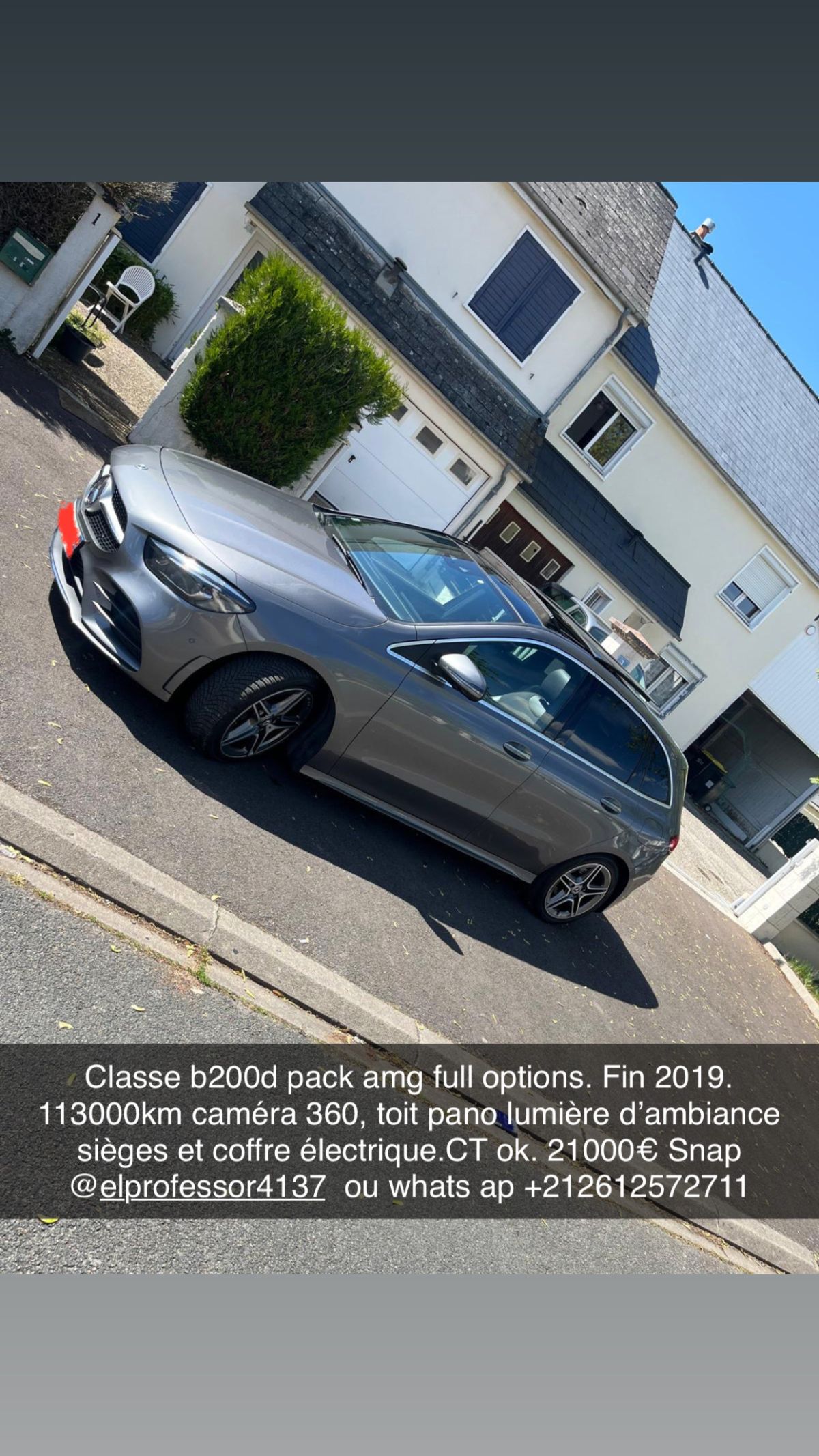 classe b200d pack amg toutes options