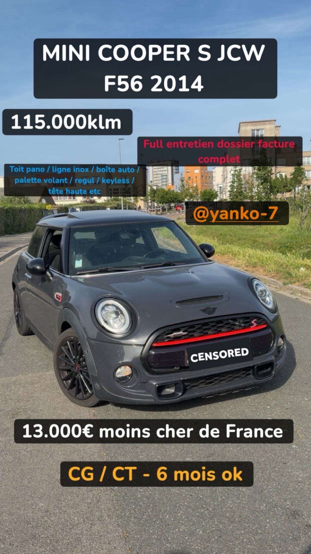 MINI COOPER S PACK JCW