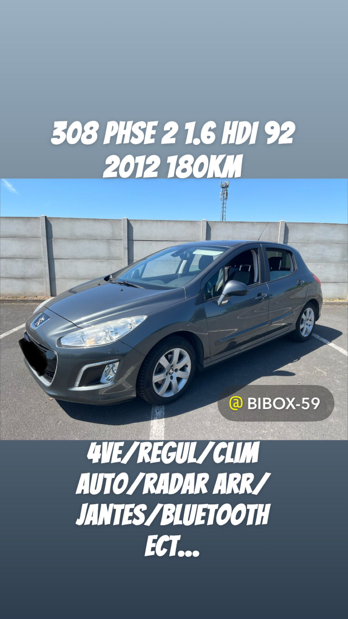 Peugeot 308 1.6 HDI 92 2012
