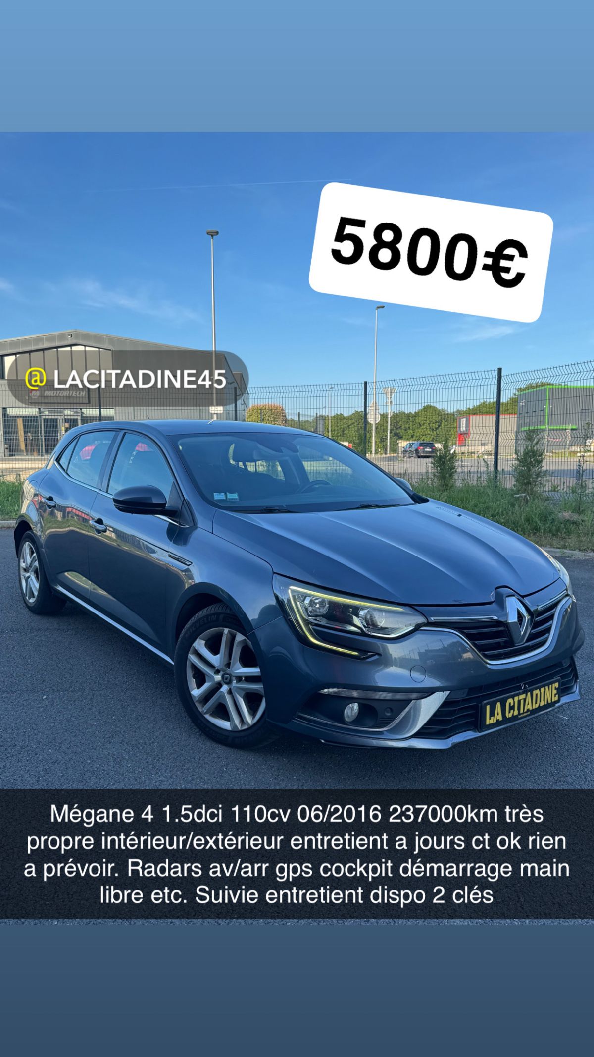 Mégane 4 1.5dci 110cv