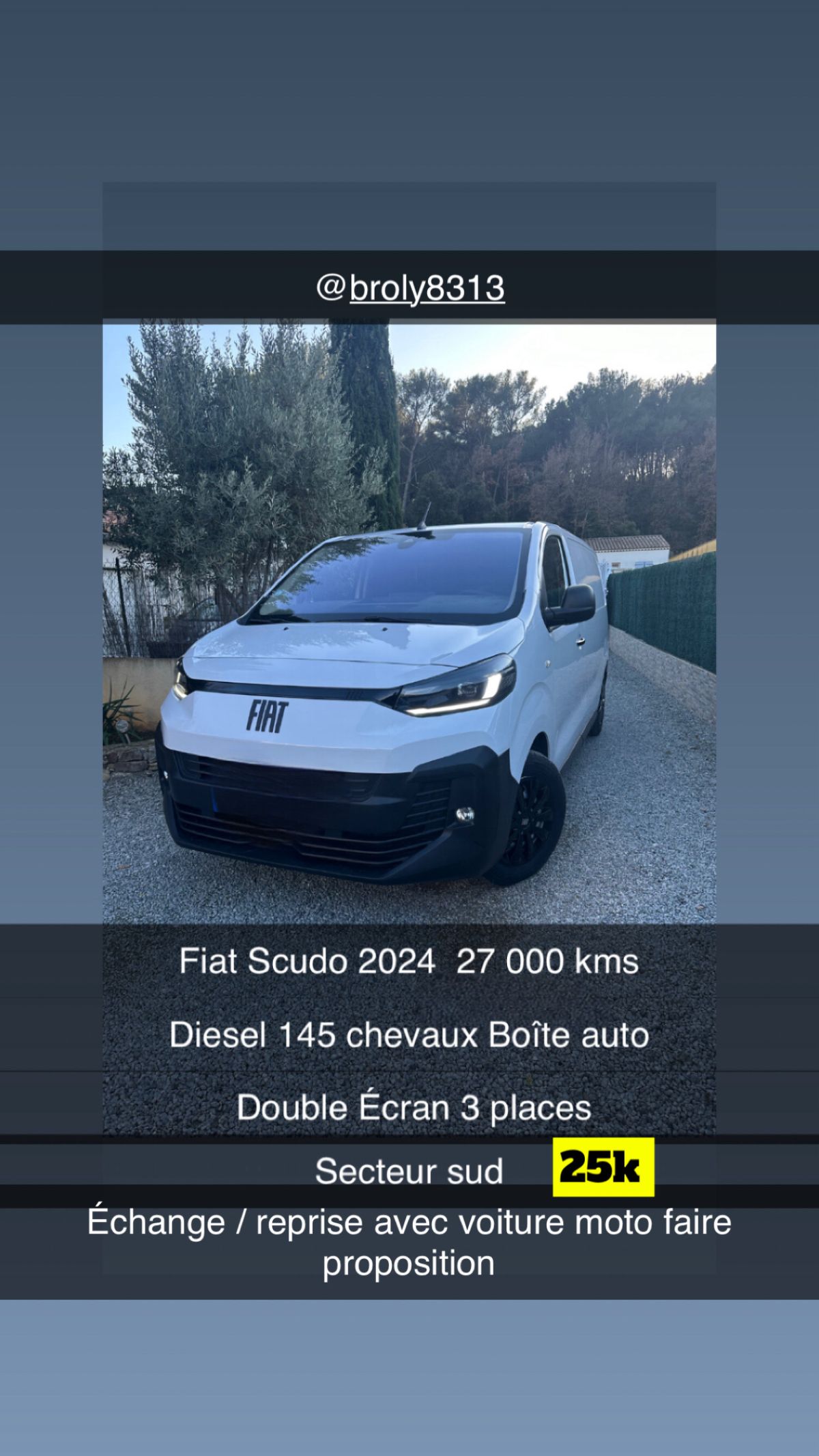 Fiat Scudo Boîte auto