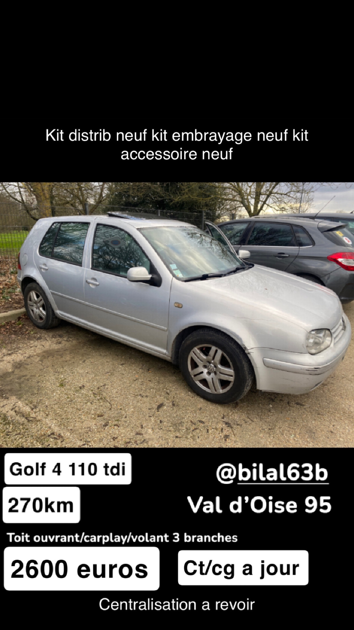 Golf 4 toit ouvrant CarPlay