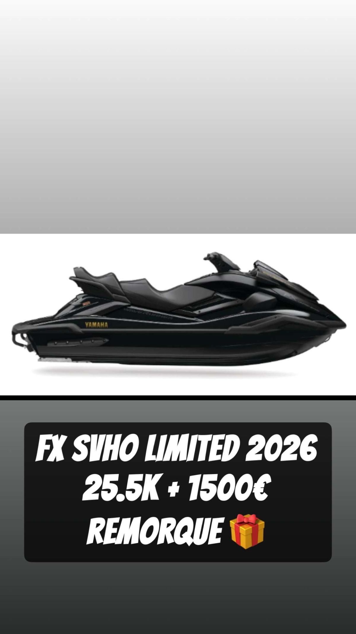 SEADOO RXP/RXT / YAMAHA FX 1800 2026 NEUFS EN CAISSE