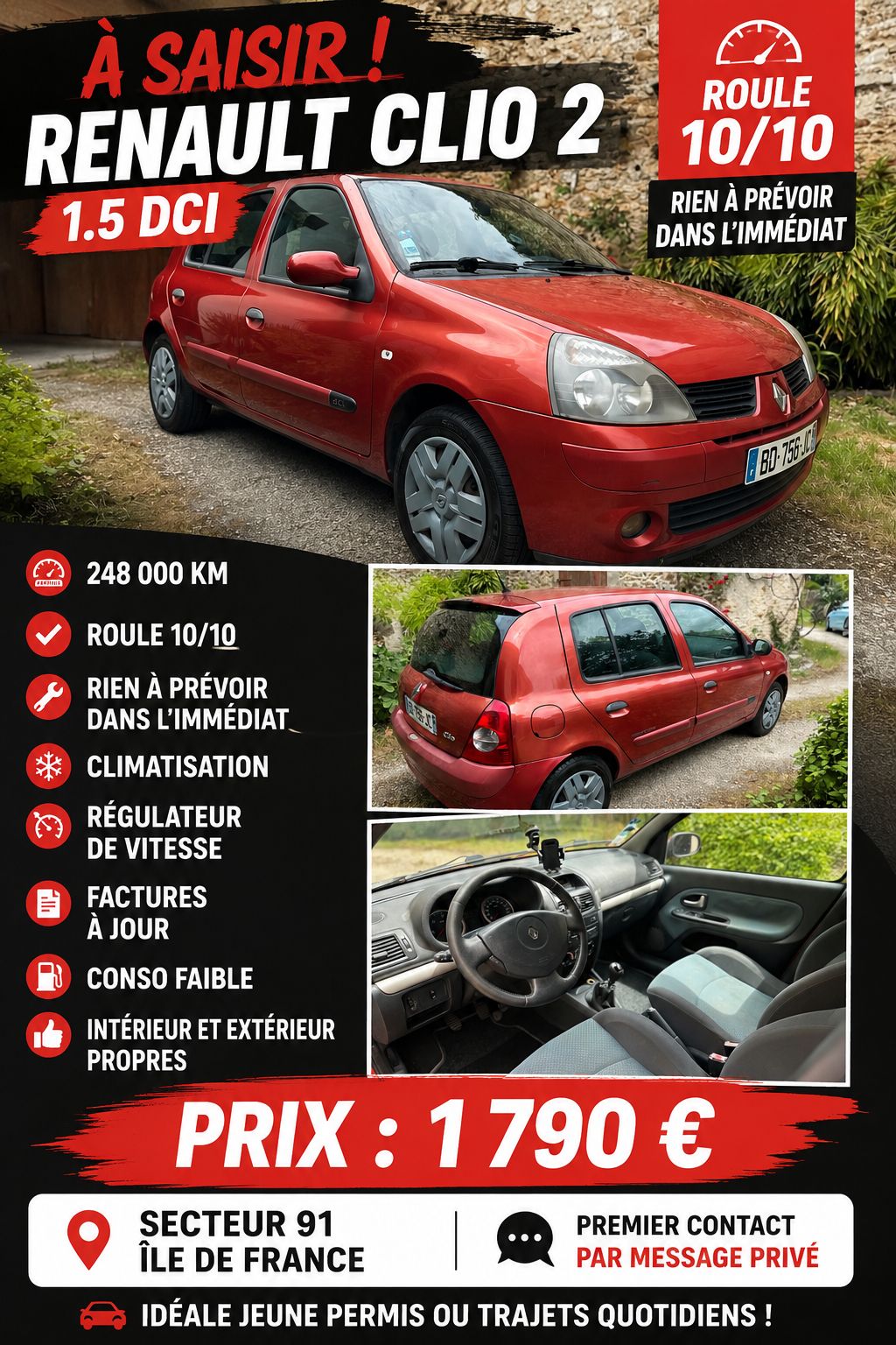 clio 3 1.6 essence 110cv