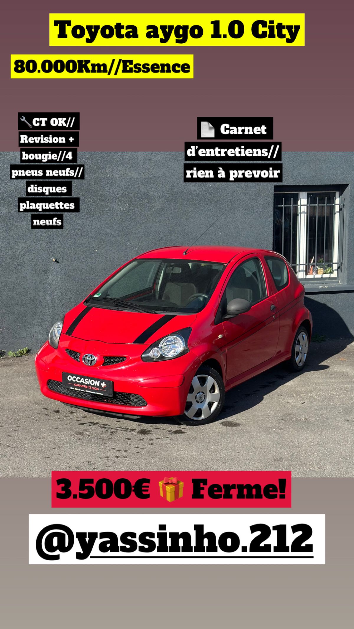Toyota aygo 1.0 CITY