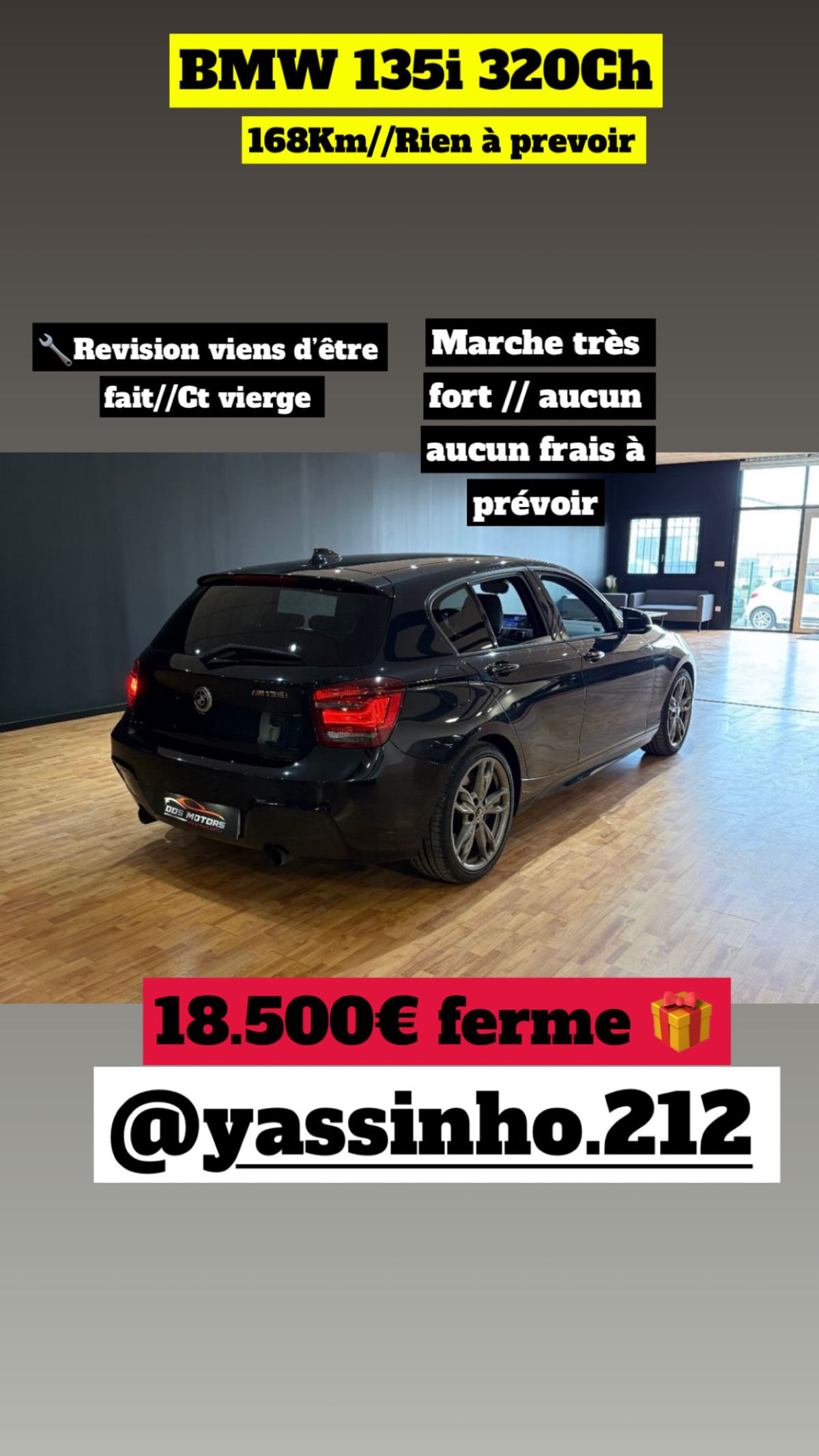 BMW 135i 320ch