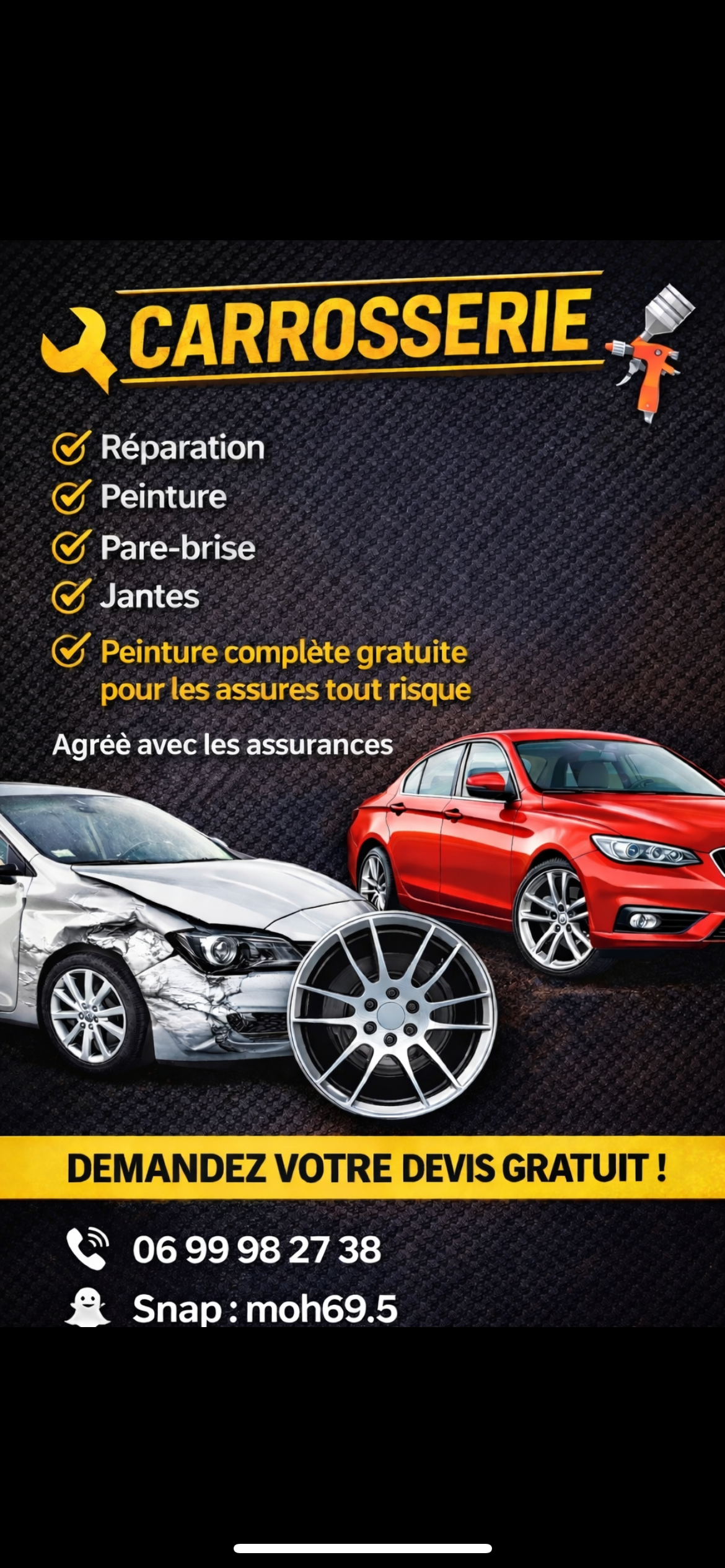 réparation carrosserie garanti