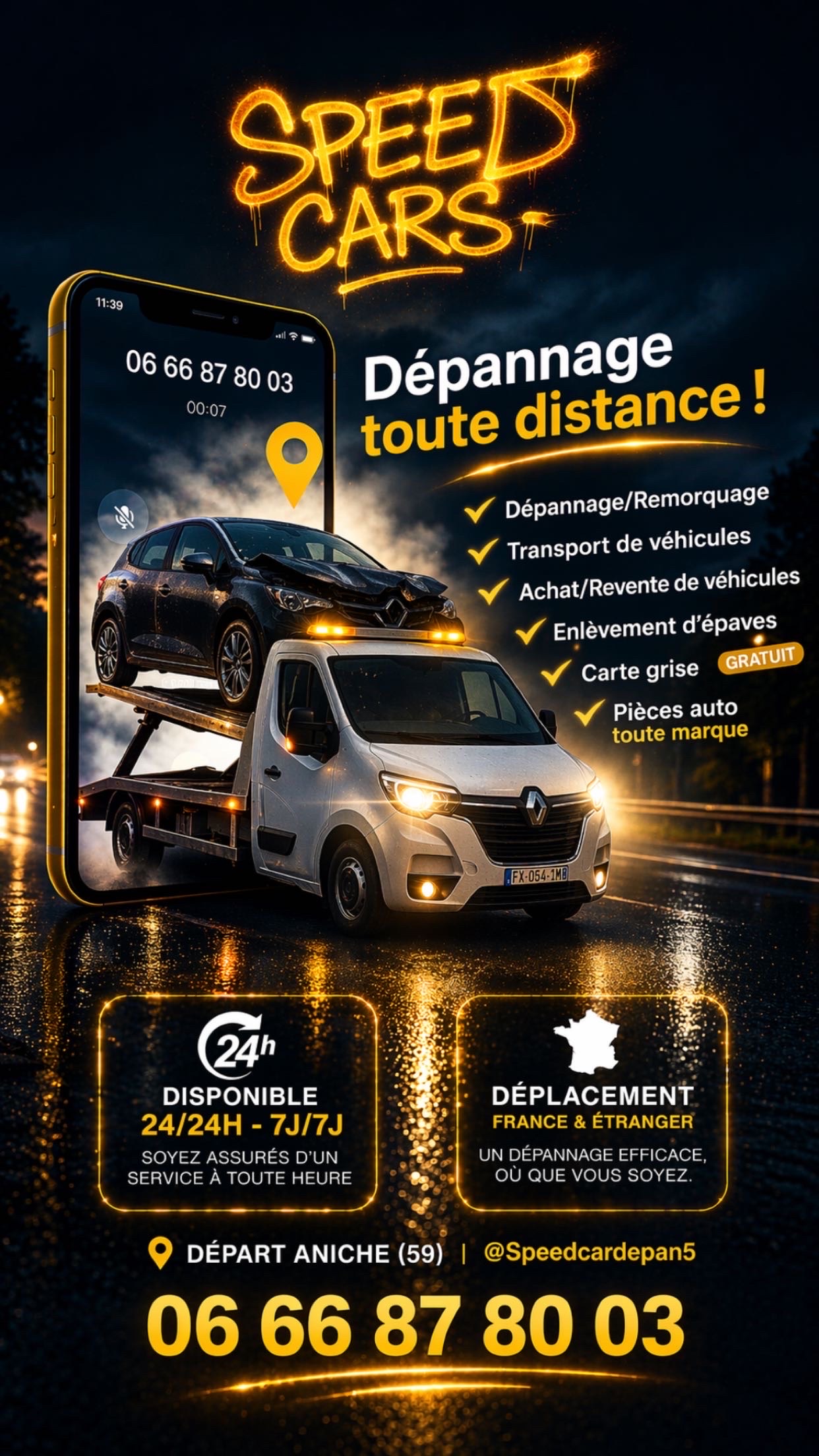 DÉPANNAGE REMORQUAGE INTERNATIONAL