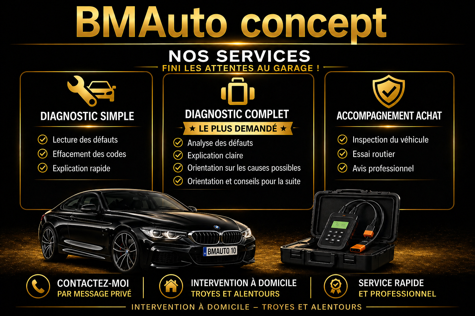 diagnostic automobile à domicile