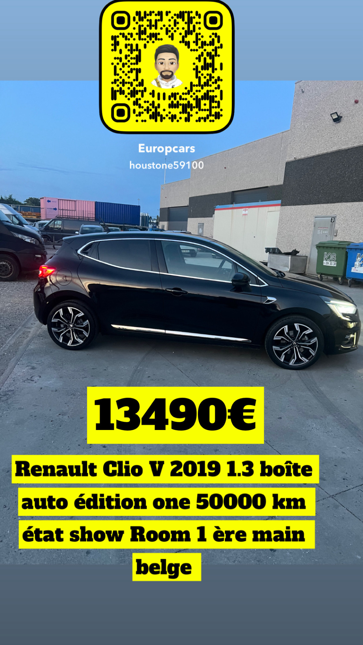 Renault Clio V édition one 2019 50000km