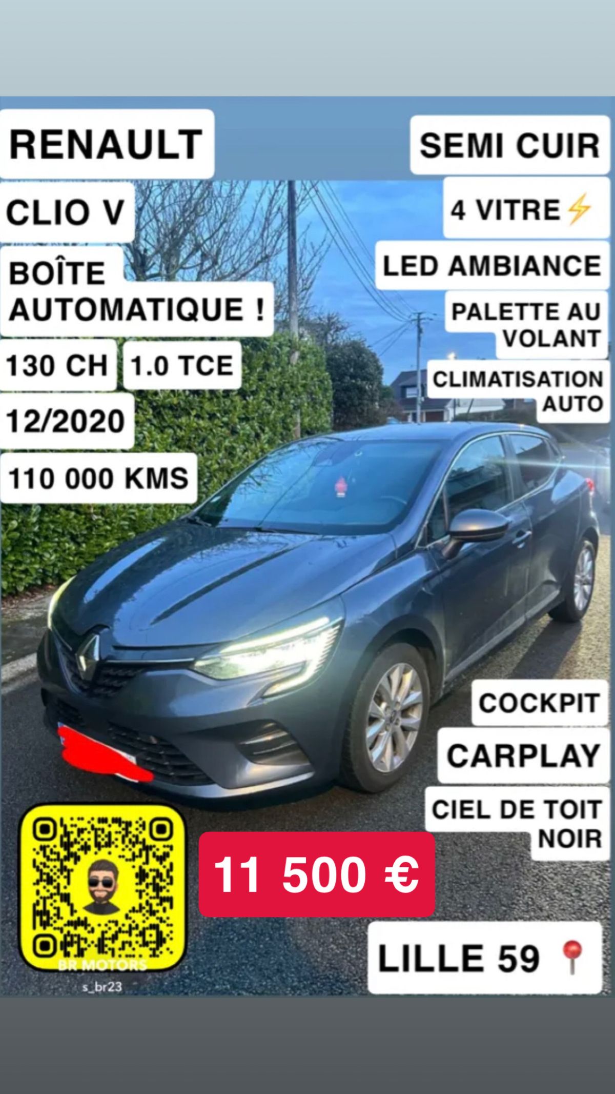 RENAULT CLIO V ESSENCE BVA