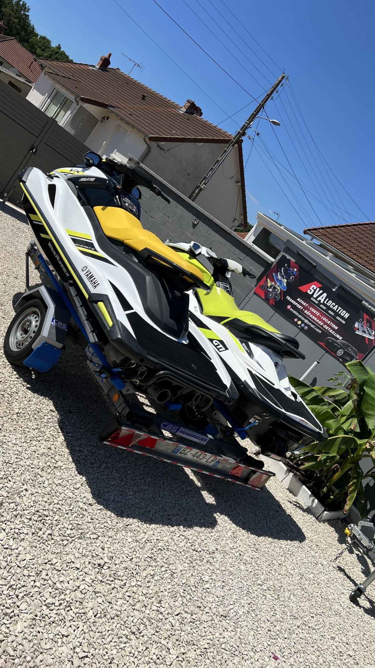 Remorque jet ski/quad ou double jet ski