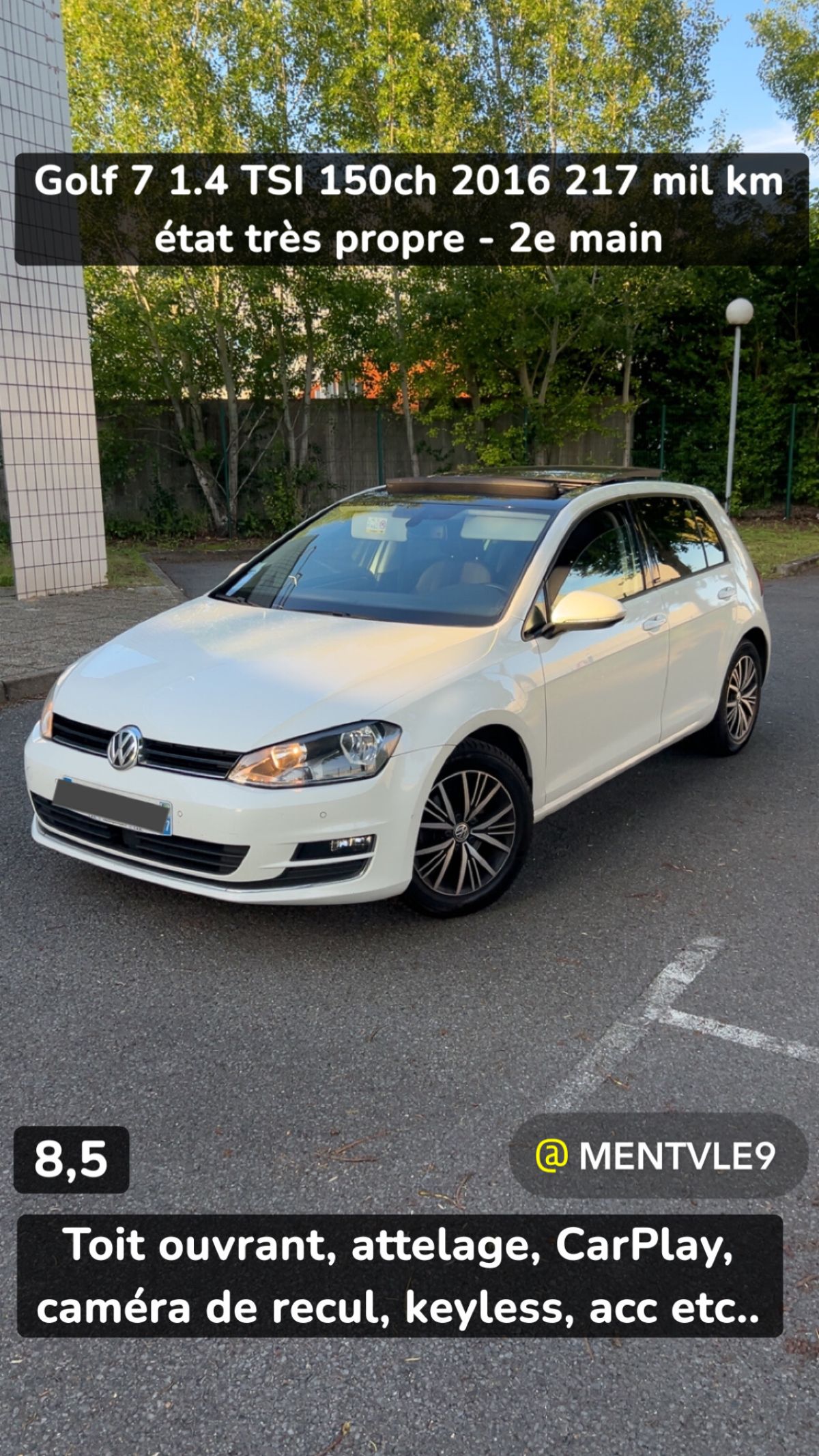 Golf 7 1.4 tsi 150ch All star