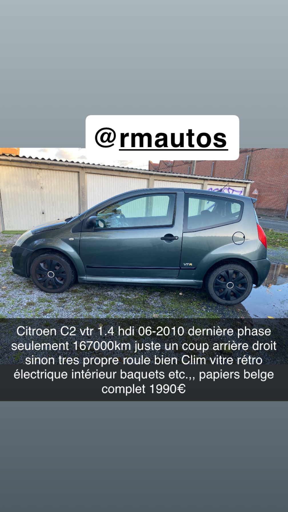 Citroen C2 1.4 hdi vtr 2010 167000km