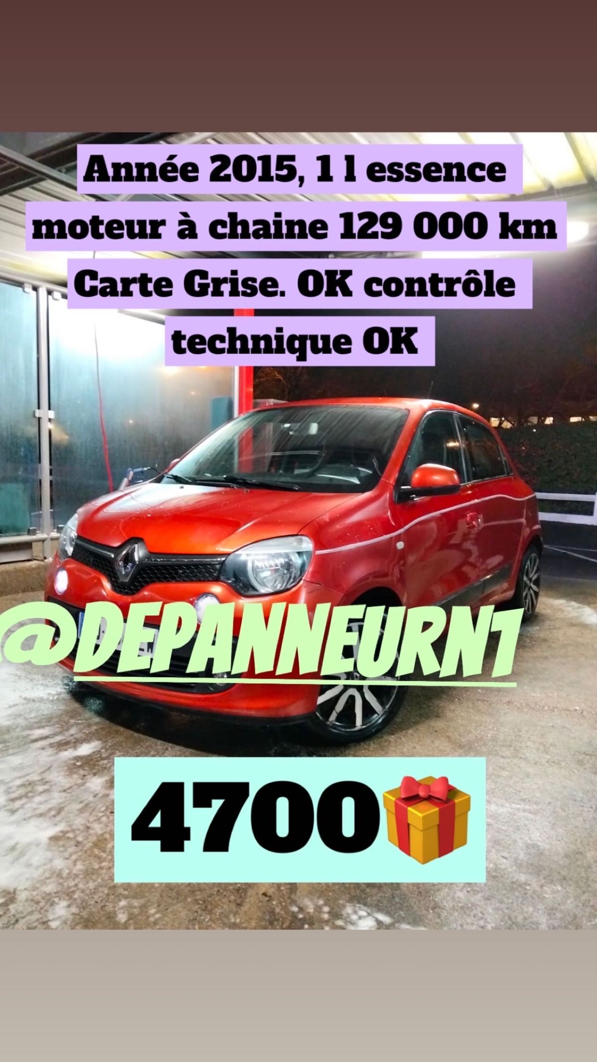 twingo 3 moteur chaine