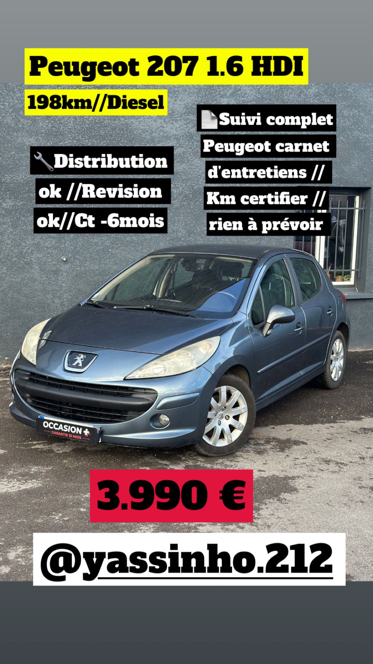 Peugeot 207 1.6 HDI 90 Exécutive pack
