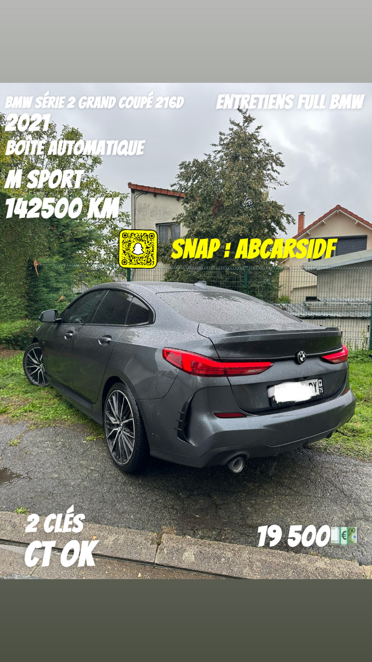 BMW SÉRIE 2 grand coupé