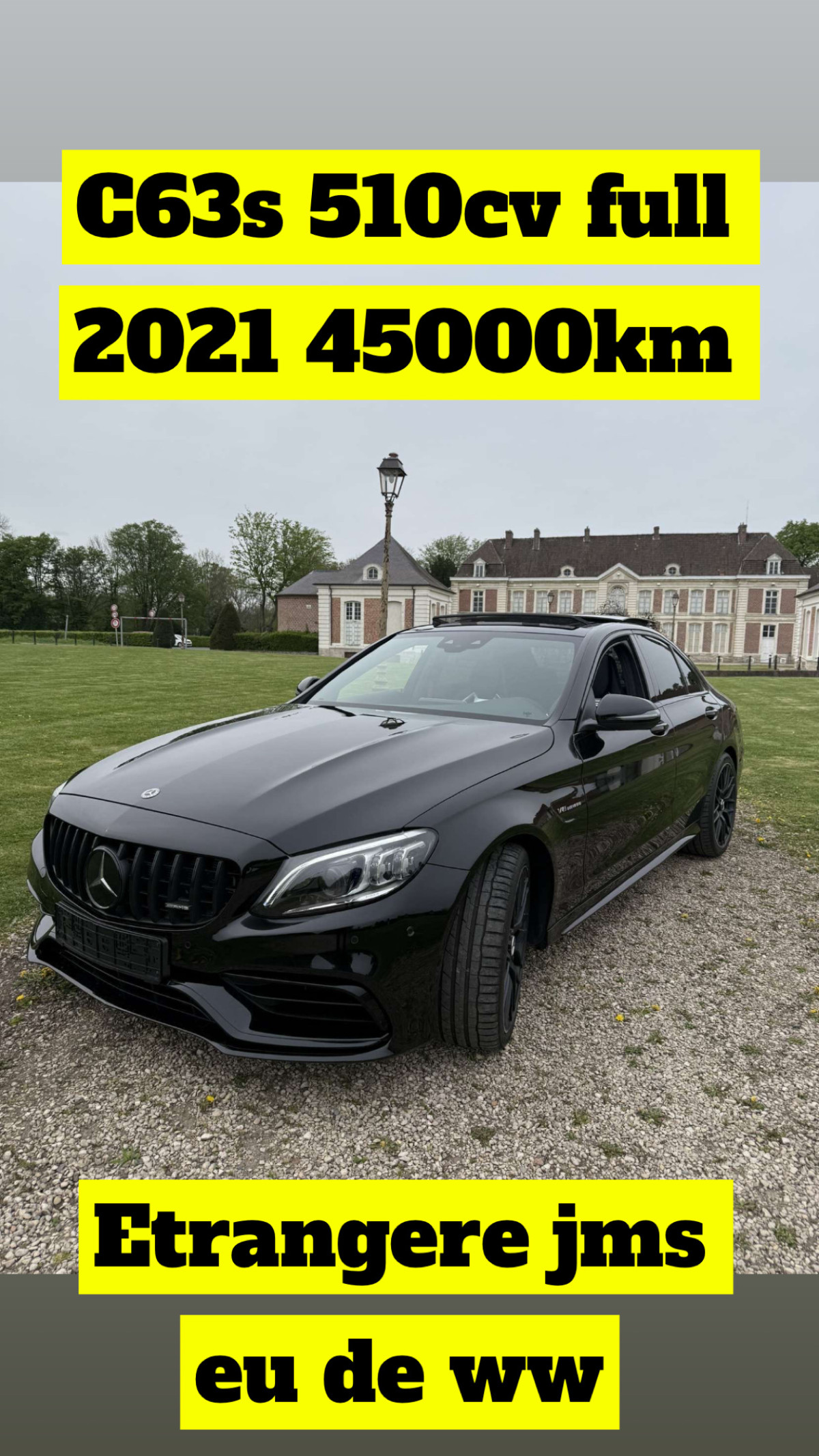 Mercredes c63 amg s full