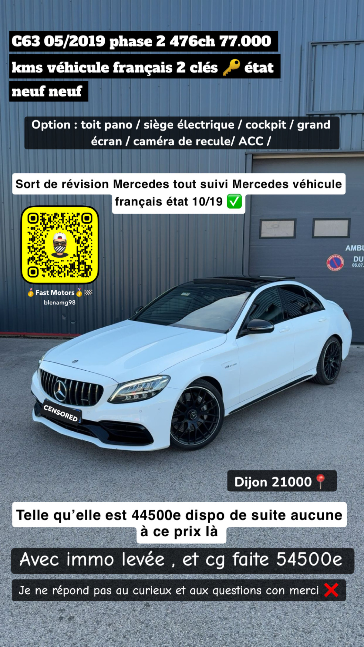 C63 phase 2 2019