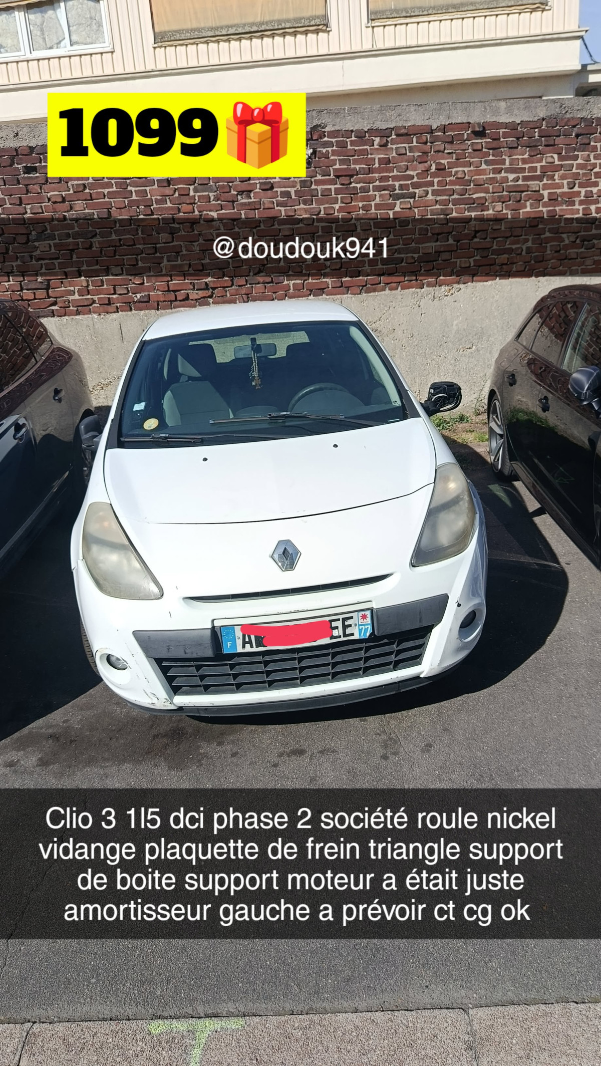 clio 3 1l5 dci société