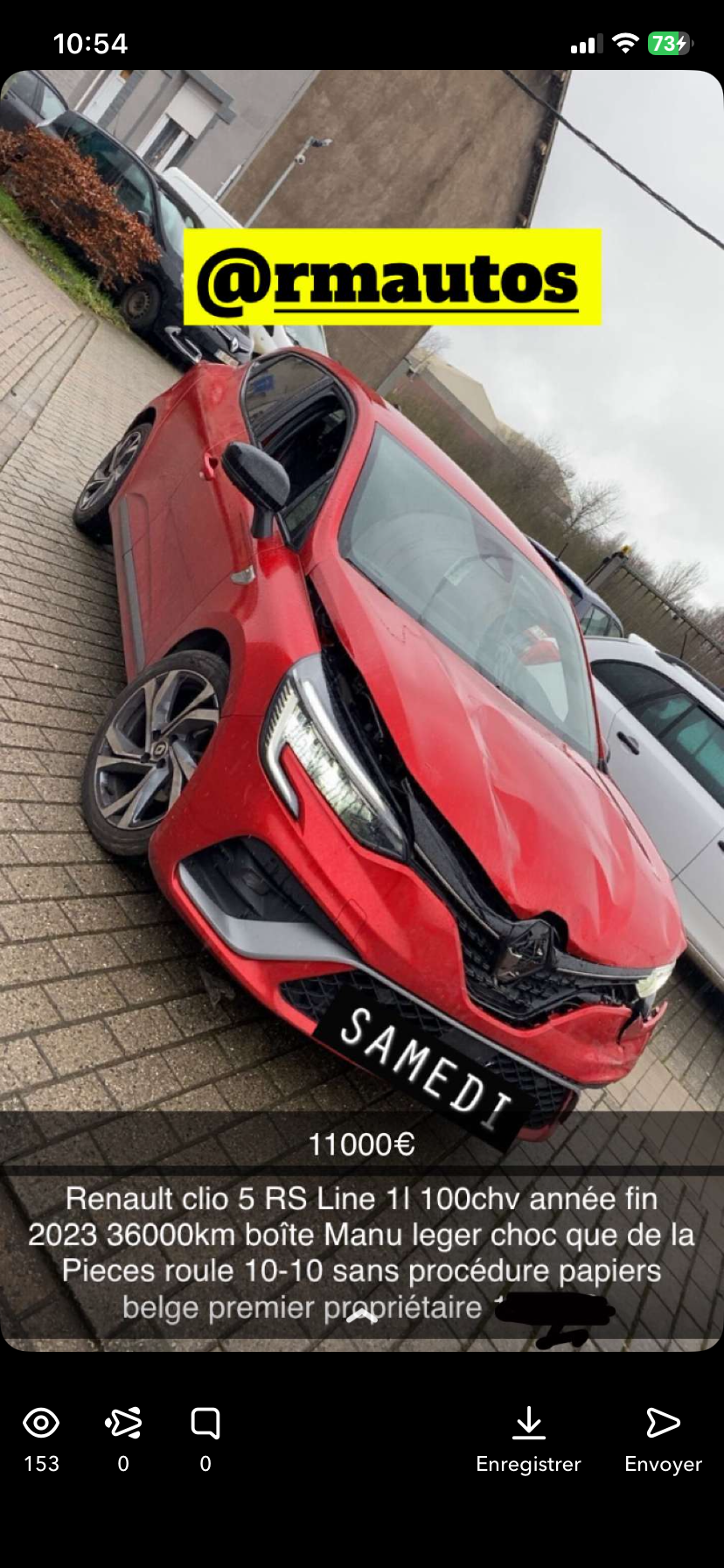 Renault clio 5 RS Line 2023 30000km