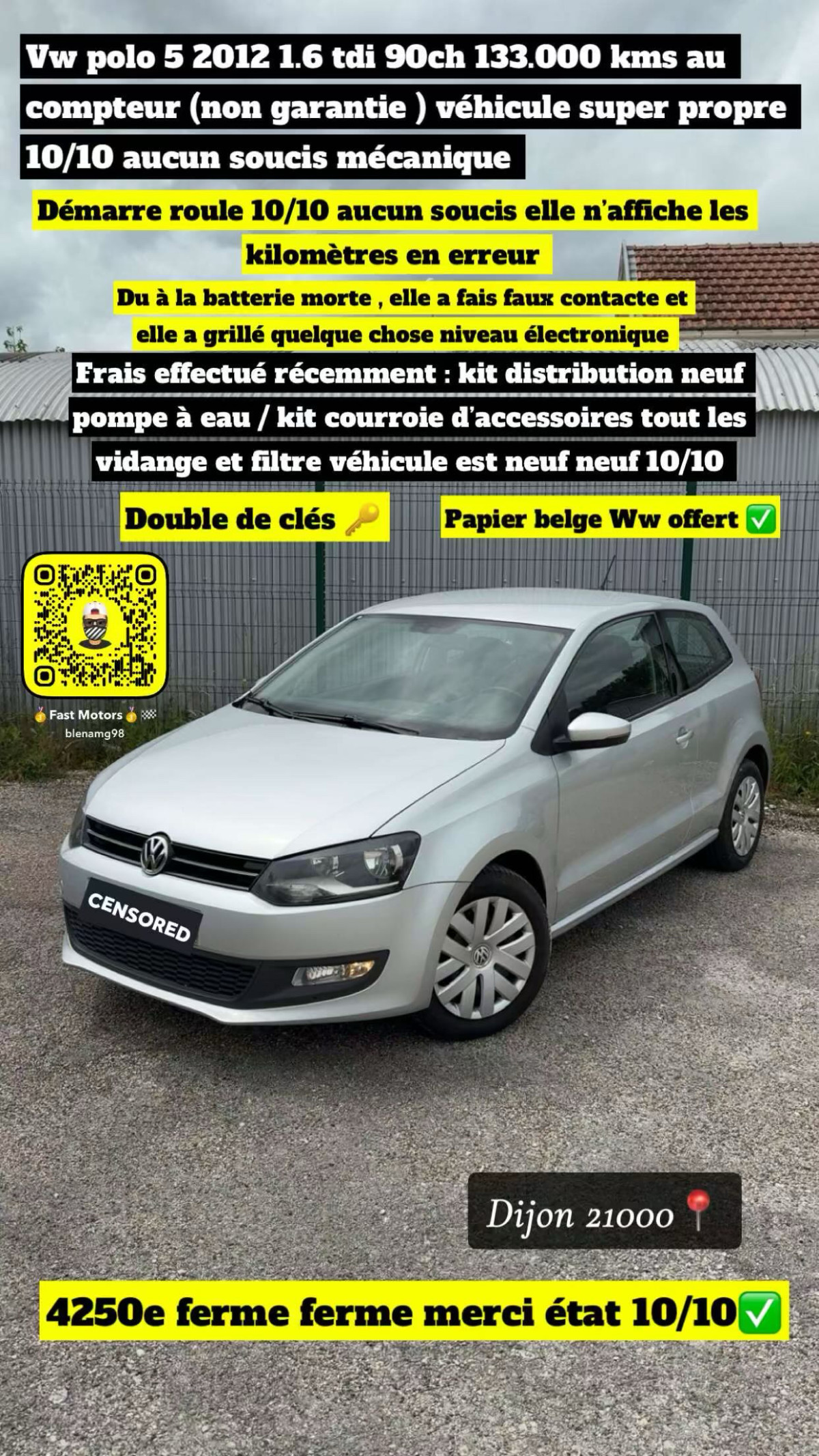 Vw polo 1.6 tdi