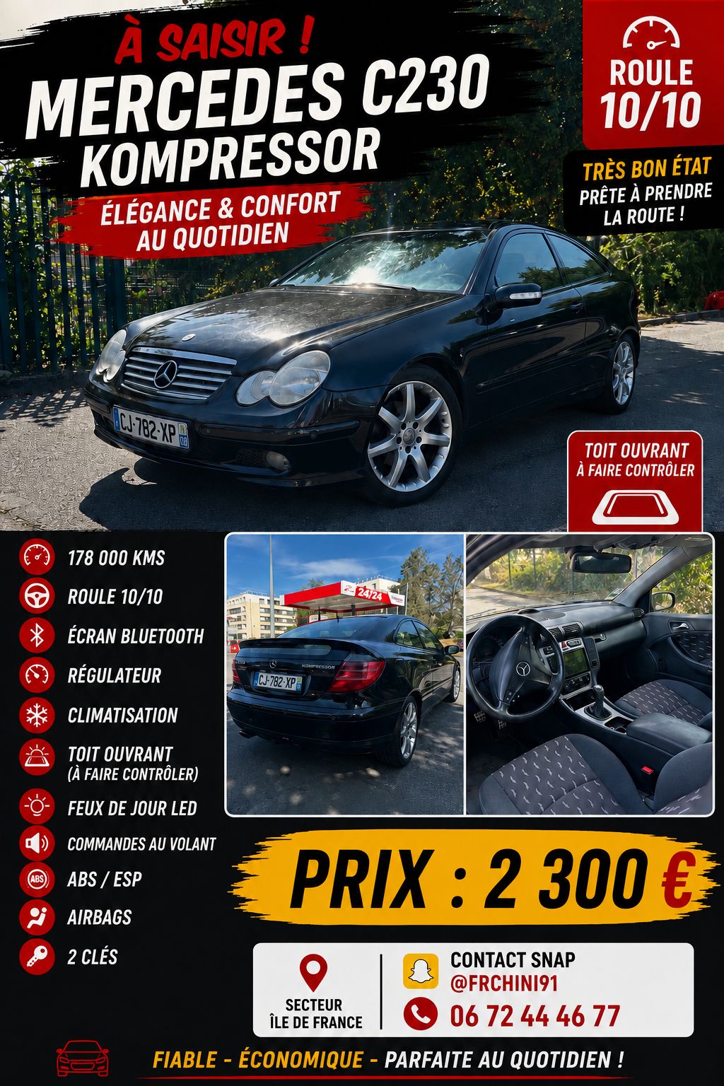 classe C 230 kompressor