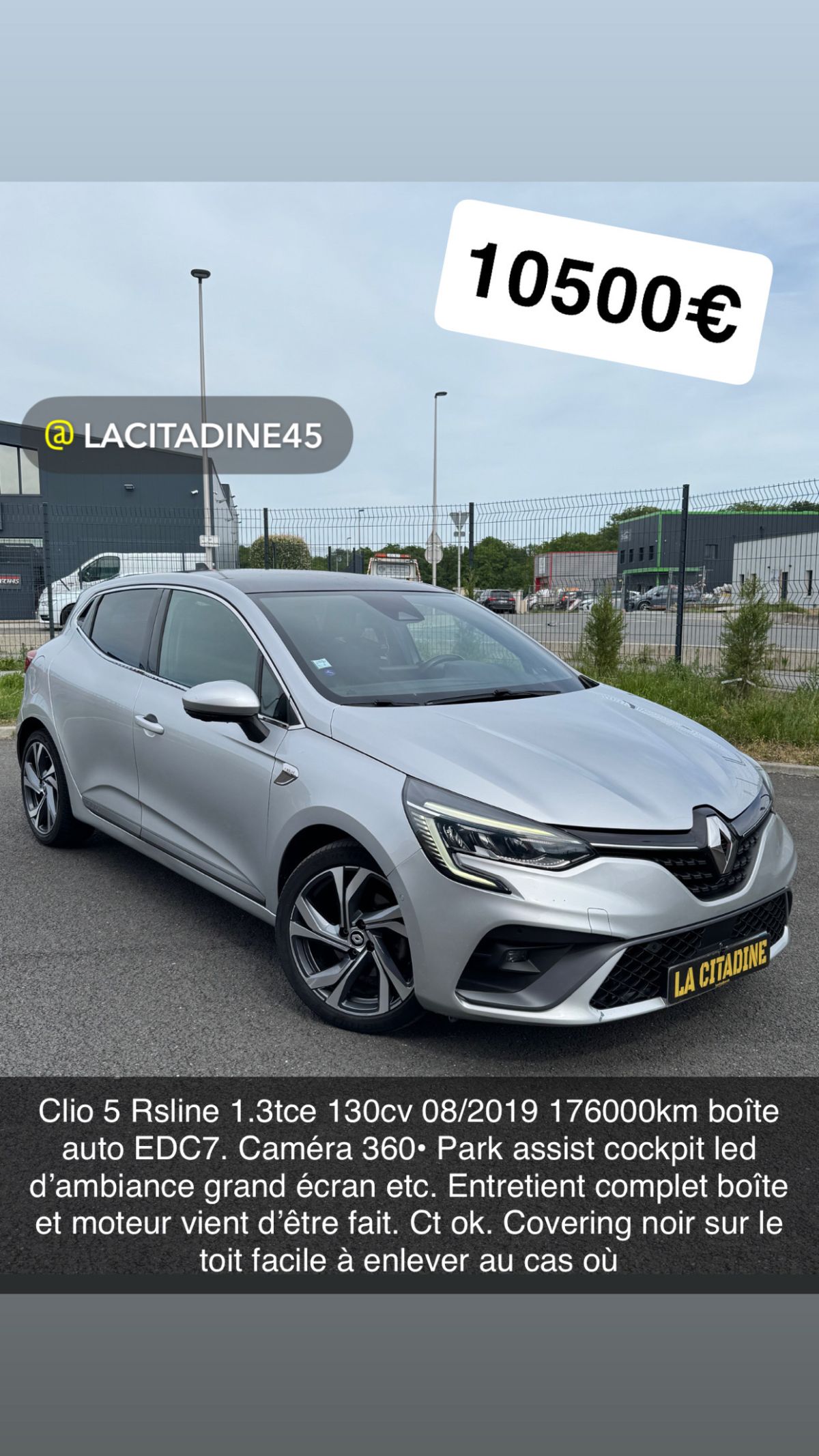 Clio 5 Rsline 1.3tce boîte auto