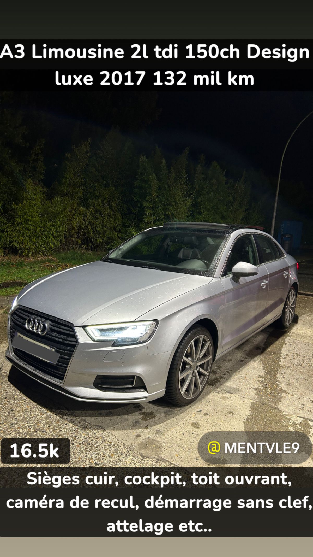 A3 berline 2l 150 ch