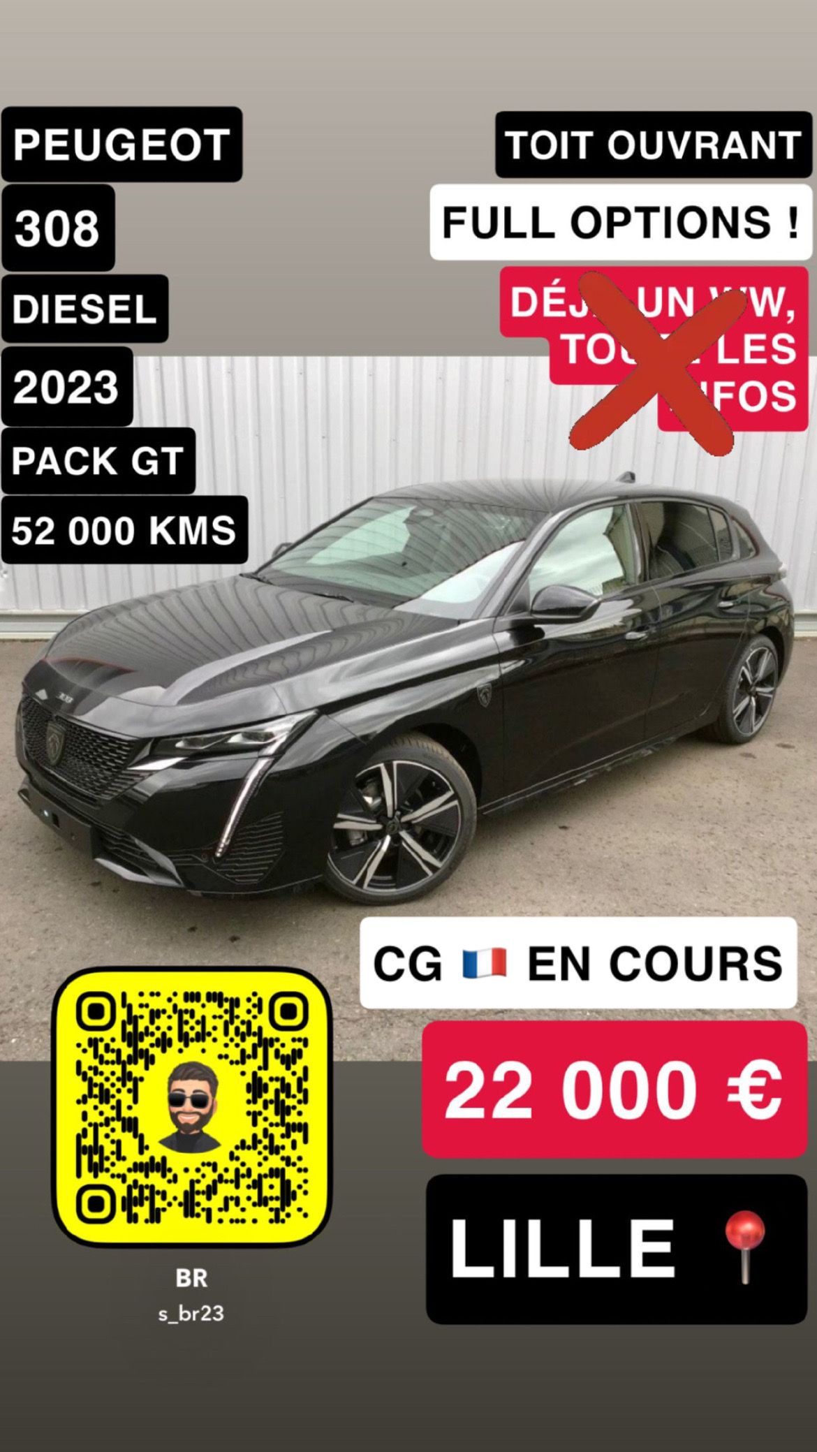 PEUGEOT 308 GT DIESEL FULL