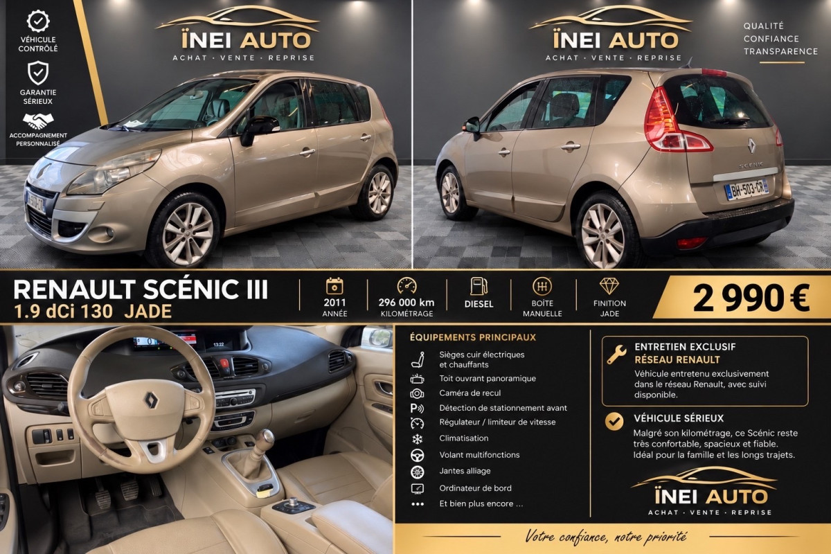 Photo de Renault Scénic III 1.6 dCi 130 Jade –full options