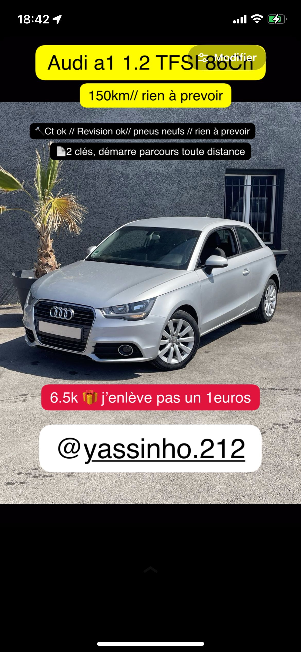 AUDI 1.2 TFSI 86Ch