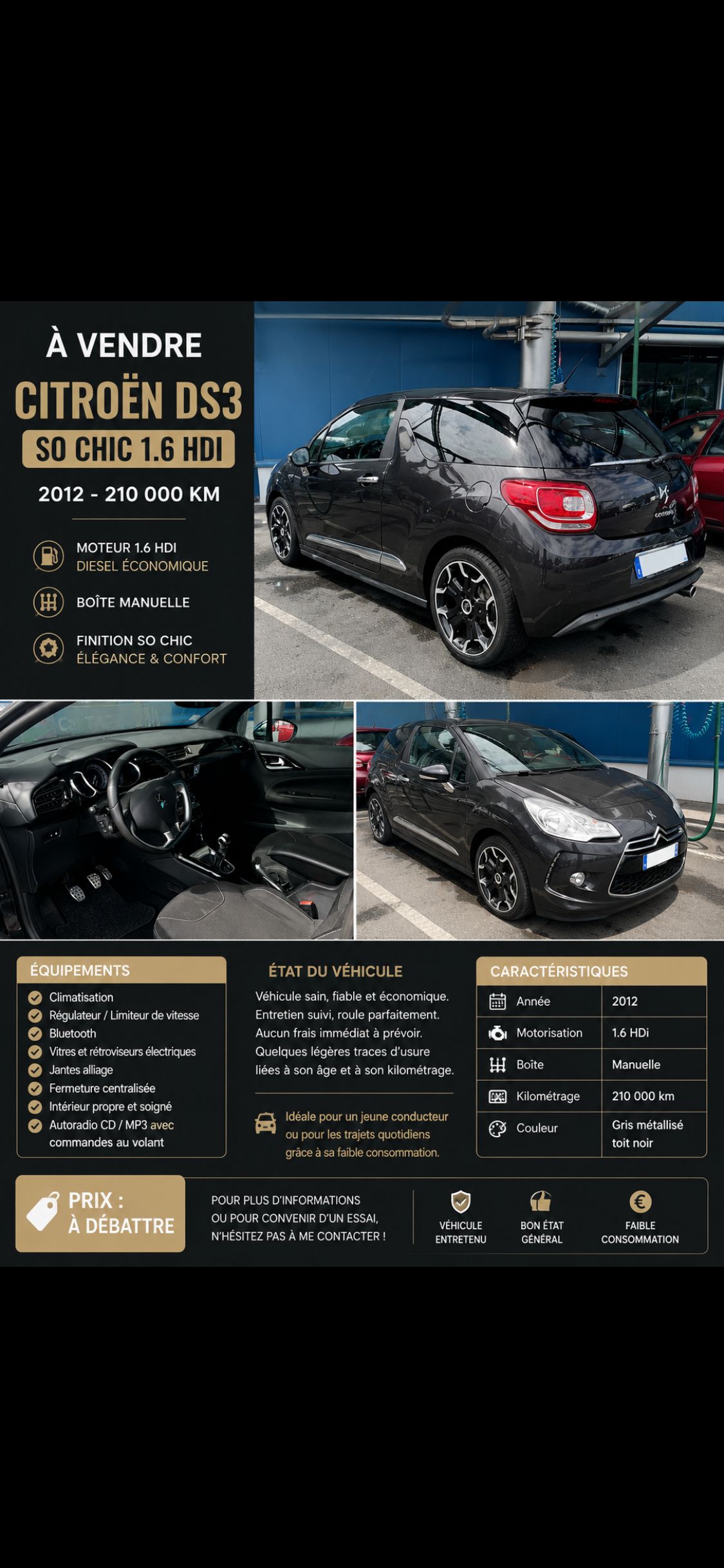 DS3 1.6 hdi so chic