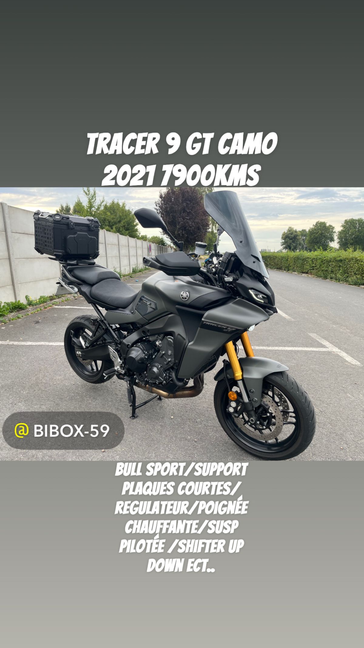 Yamaha tracer 900 GT 2021 7900kms
