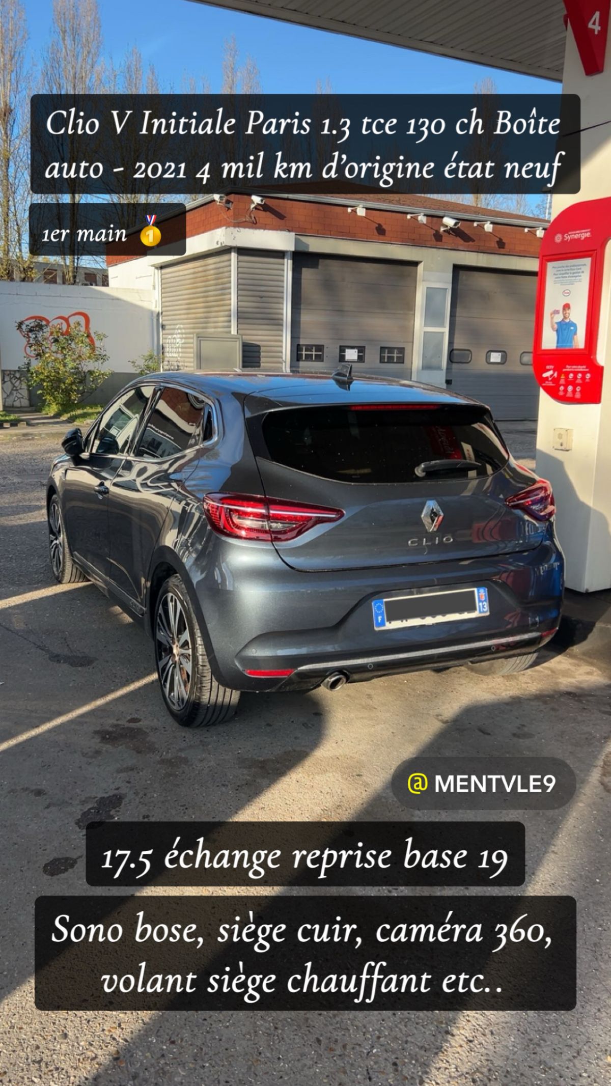 Clio 5 initiale kilométrage faible