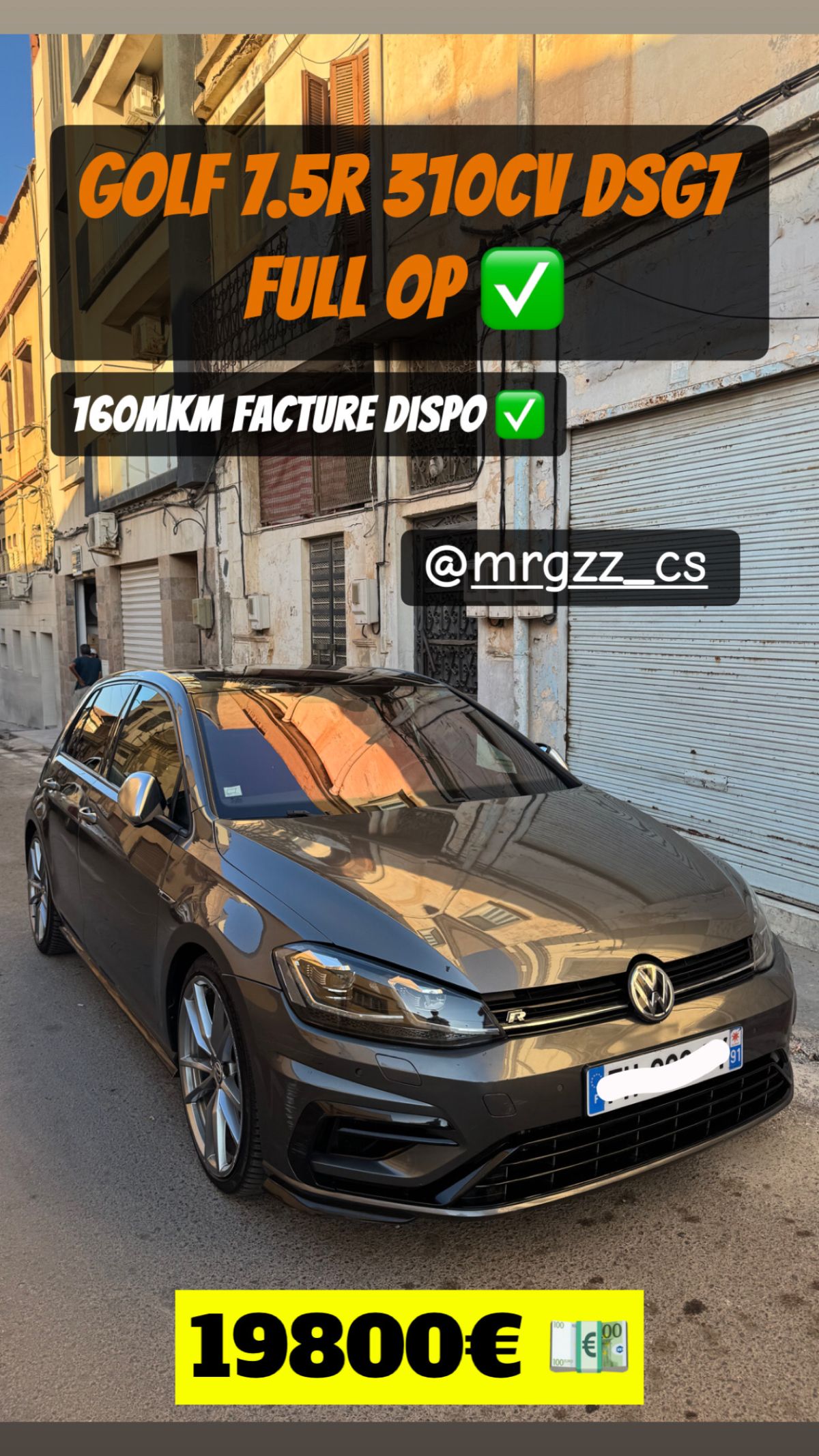 Volkswagen GOLF 7.5R 310cv DSG7 ✅