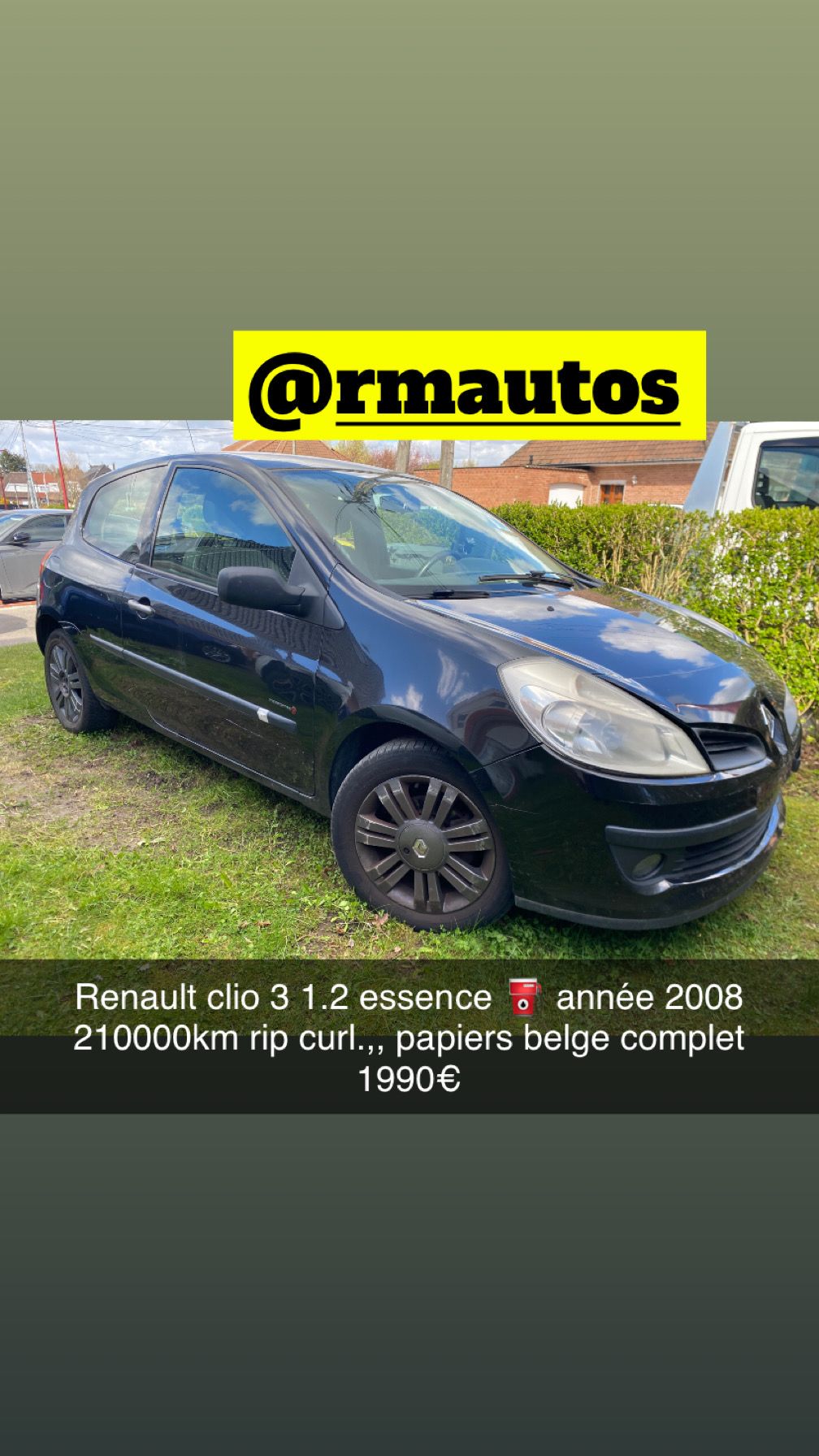 Renault clio 3 rip curl 2007 210000km