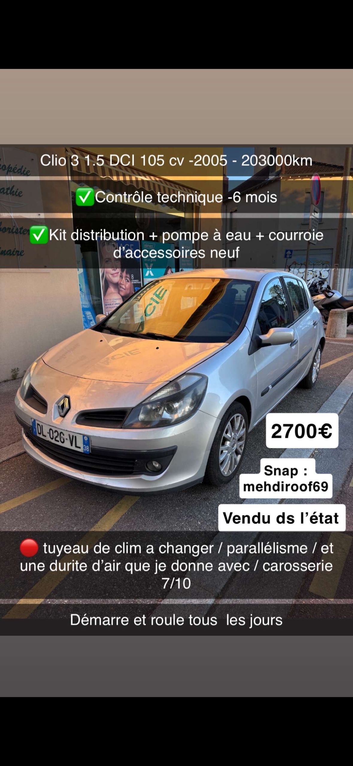 Clio 3 1.5 DCI 105 cv