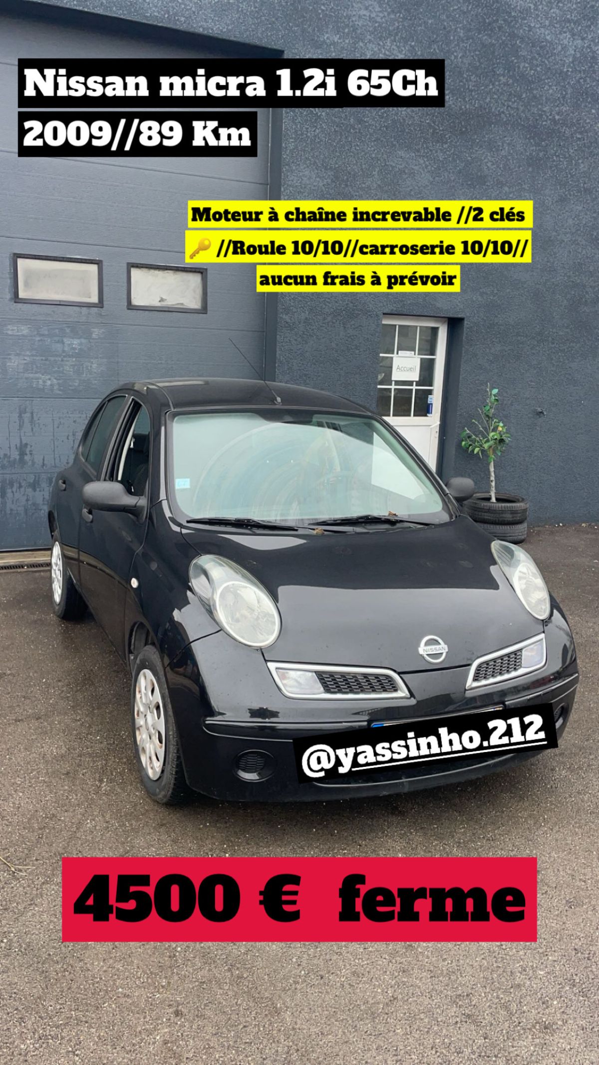 Nissan micra 1.2i 65Ch