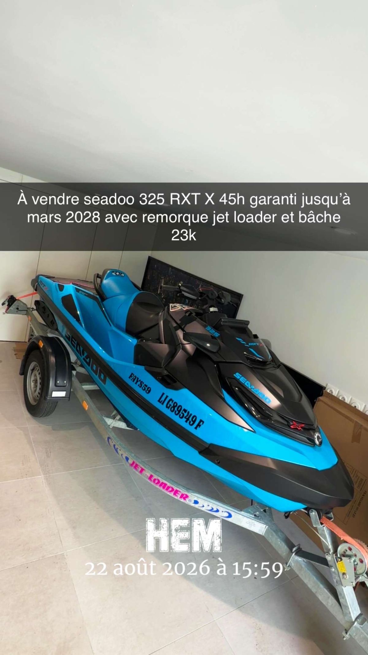 seadoo RXT 325