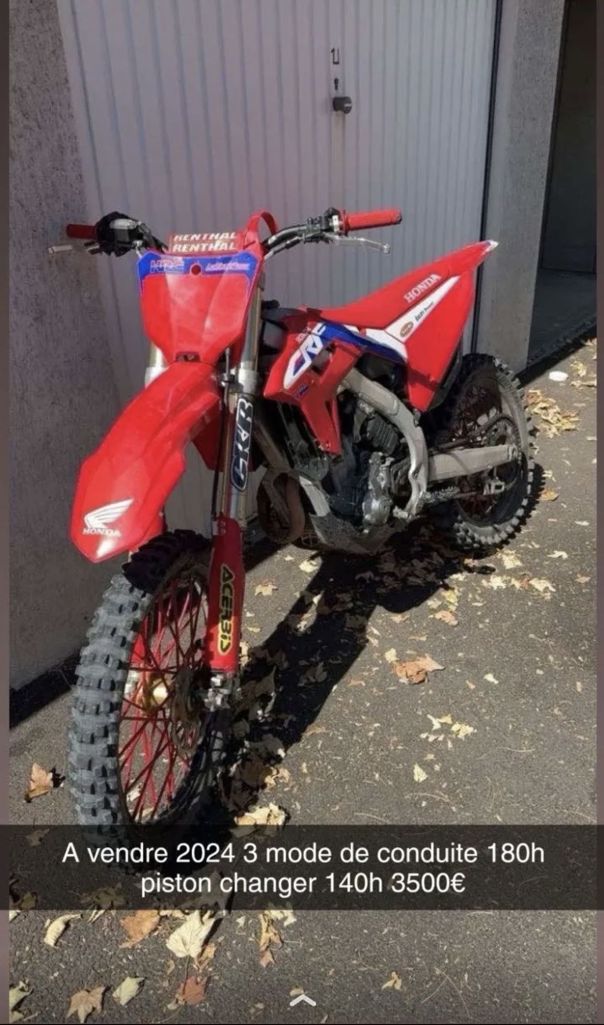 Honda crf neuf de 2024