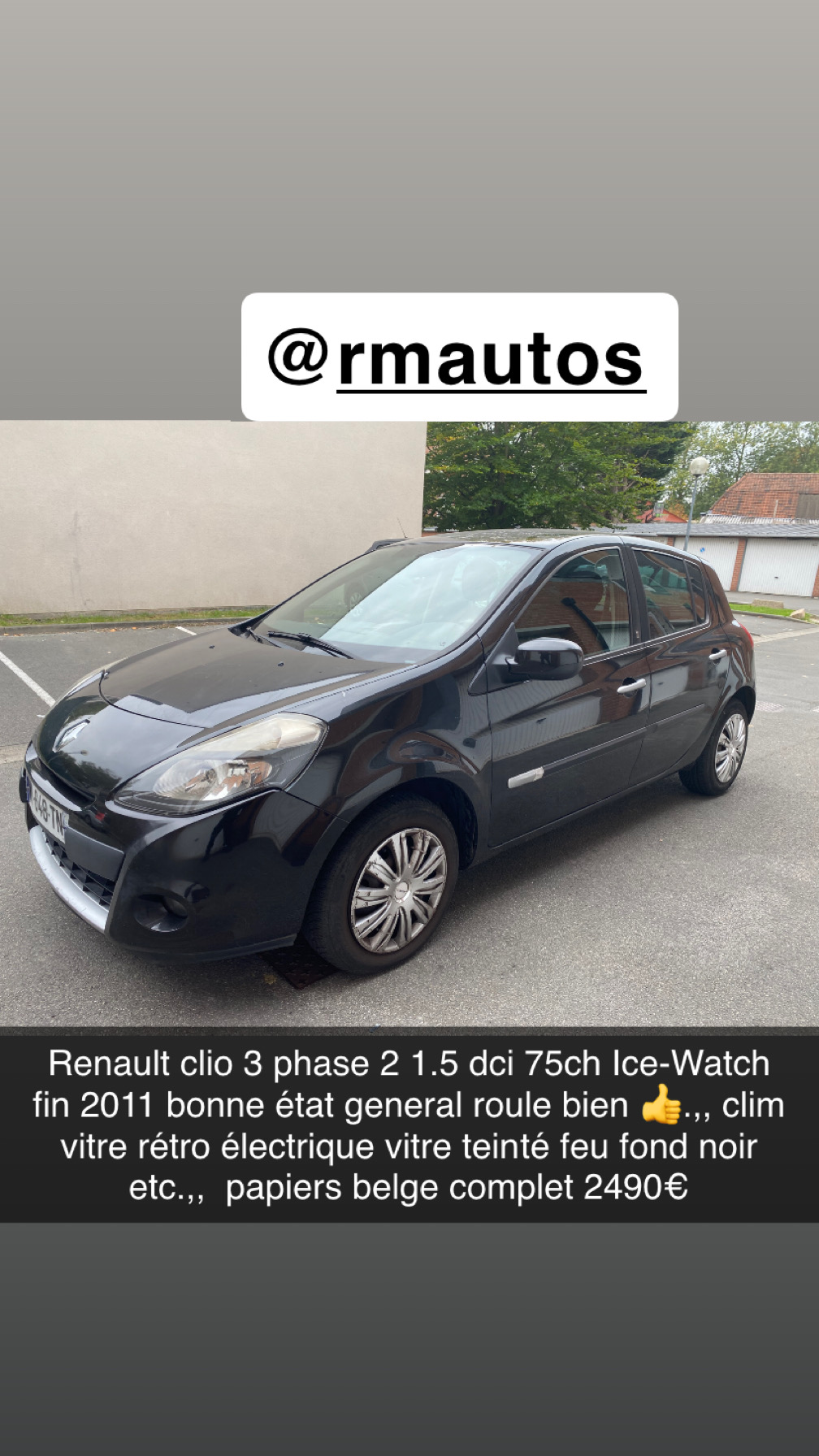 Renault clio 3 phase 2 1.5 dci ice Watch