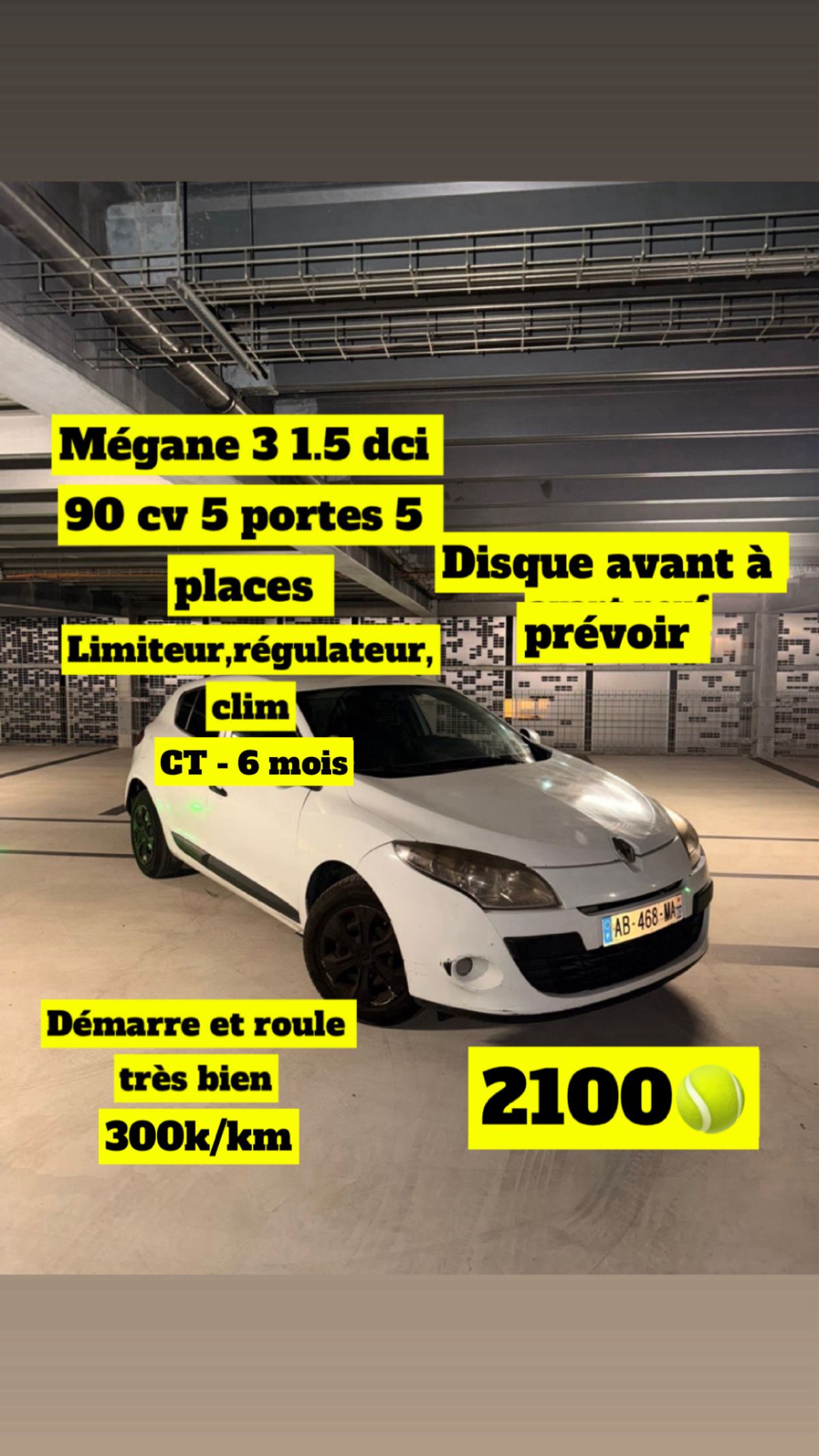 Mégane 3 1.5 dci