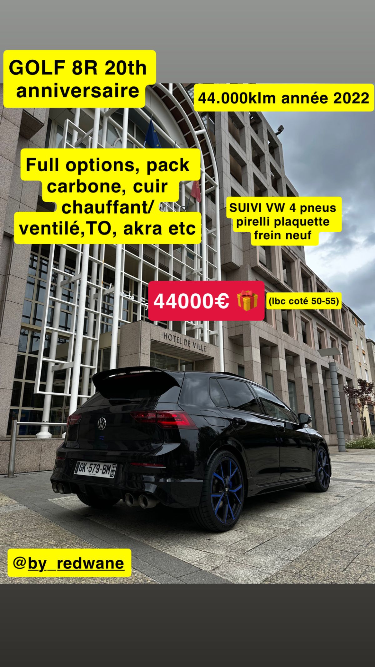 Golf 8R 20ème anniversaire